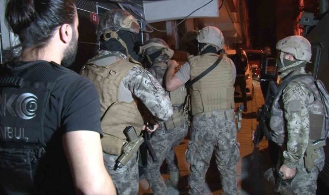 İstanbul'da uyuşturucu tacirlerine yönelik eş zamanlı operasyon