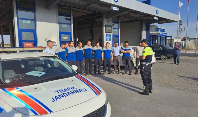 Jandarmadan araç muayene personeline trafik eğitimi