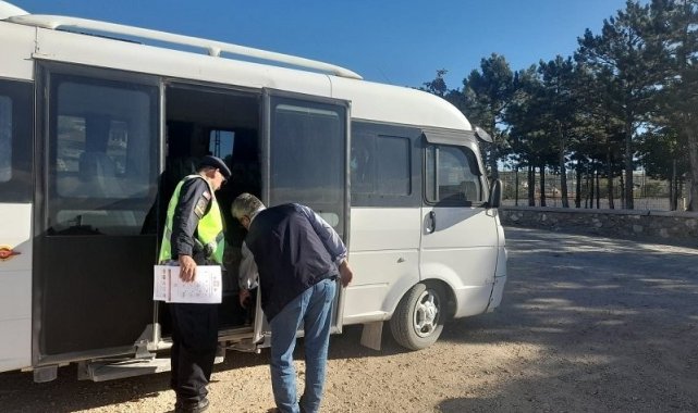 Jandarmadan okul servislerine denetim