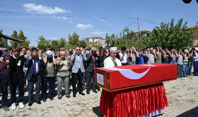 Kalp krizinden ölen uzman çavuş, son yolculuğuna uğurlandı