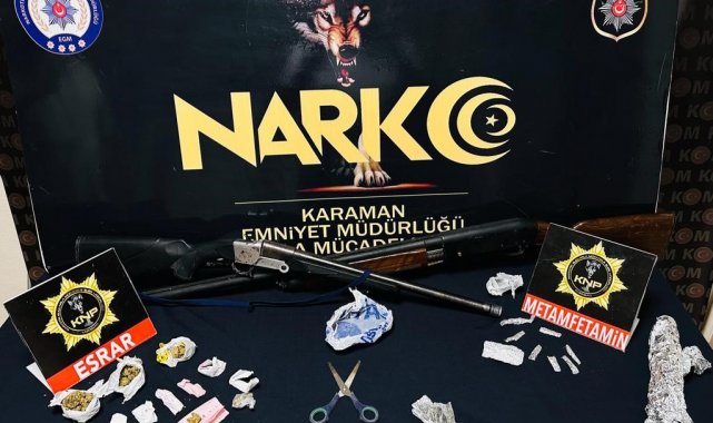 Karaman'da uyuşturucudan gözaltına alınan 1 kişi tutuklandı