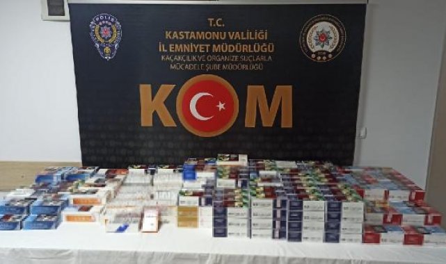 Kastamonu'da tütün kaçakçılığı operasyonu: 2 gözaltı