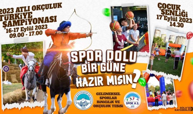Kayseri; Atlı Okçuluk Türkiye Şampiyonası ve Çocuk Şenliği'ne Hazırlanıyor