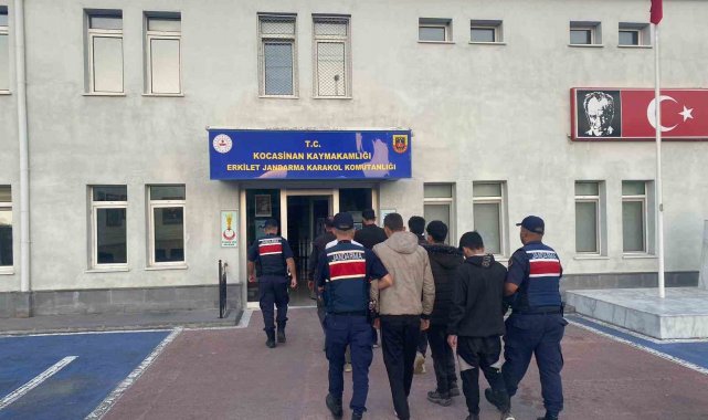 Kayseri'de 7 düzensiz göçmen yakalandı