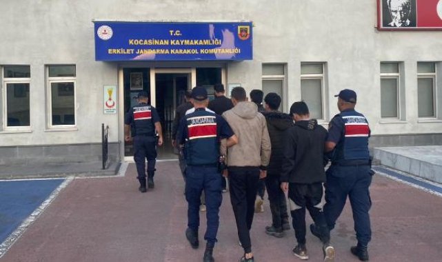 Kayseri'de 7 kaçak göçmen ve 1 organizatör yakalandı