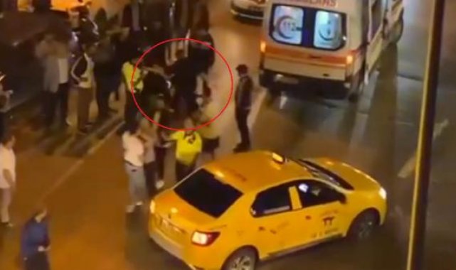 Kazada yaralanan kadına tekme atıp kaçtı; o anlar kamerada