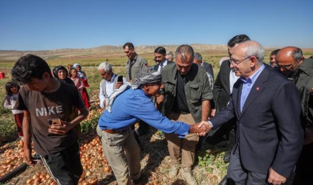 Kılıçdaroğlu, mevsimlik tarım işçileriyle görüştü