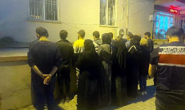 Kilis'te, 16 kaçak göçmen yakalandı