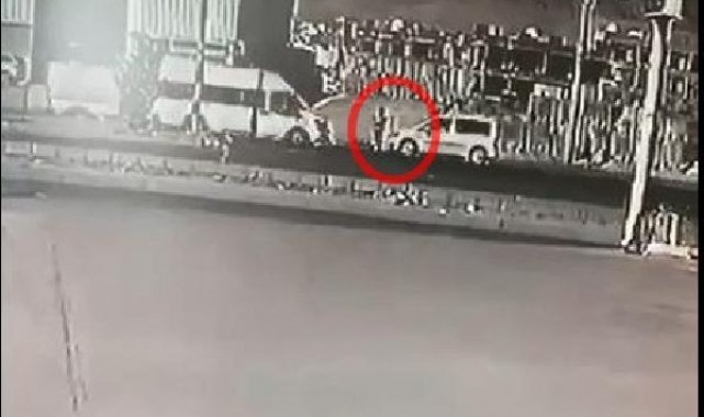 Kızıltepe'de, yayanın öldüğü kaza kamerada