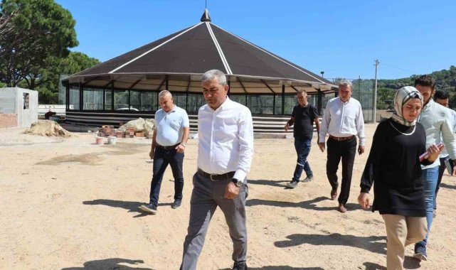 Koçarlı'da iki mahallede daha sosyal tesis inşaatında sona geliniyor