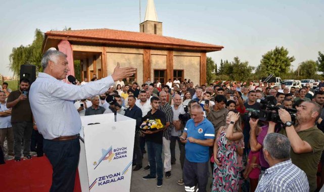 Küçükoba Mezarlığı Camisi'nin açılışı yapıldı
