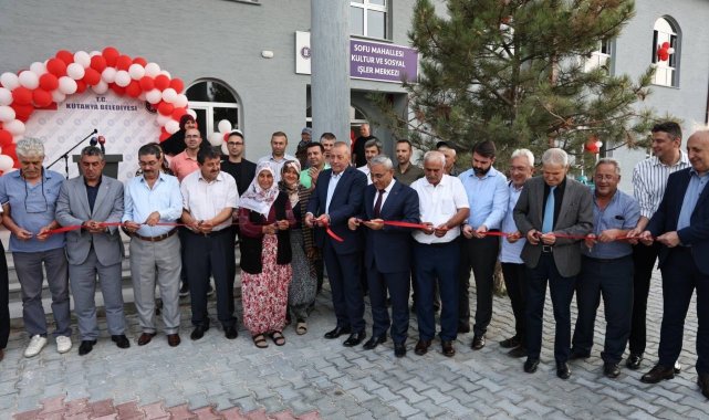 Kütahya'da Kültür ve Sosyal İşler Merkezi hizmete girdi