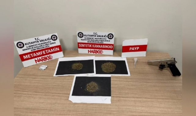 Kütahya'da uyuşturucu taciri tutuklandı