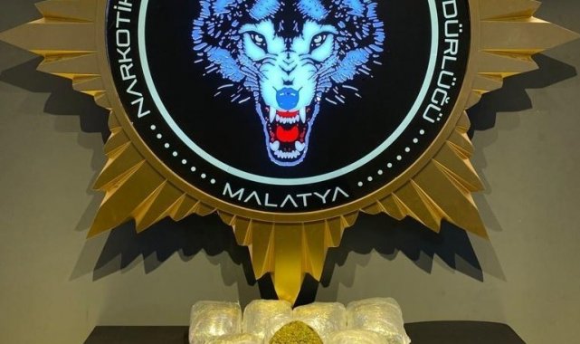 Malatya'da 3 kilo 600 gram skunk ele geçirildi