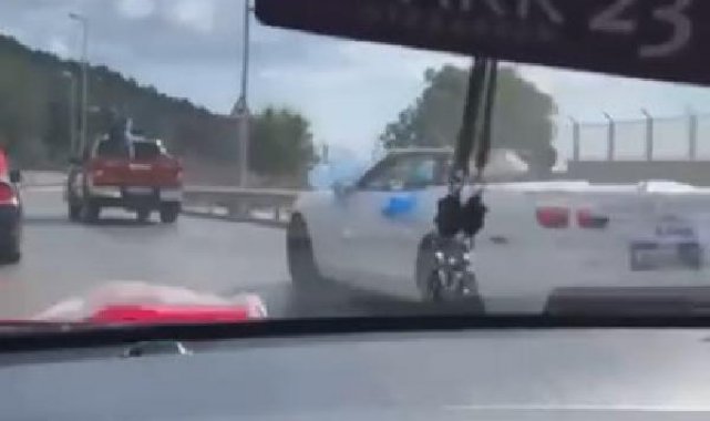 Maltepe'de sünnet düğünü konvoyunda havaya ateş açan şüpheli yakalandı
