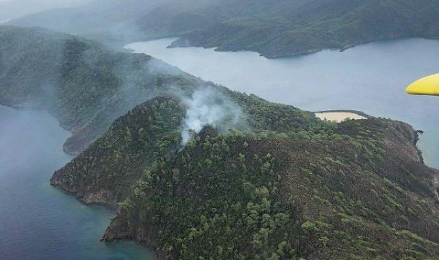 Marmaris'te orman yangını