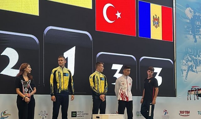 Meram Belediyesporlu Emircan Avrupa 3.'sü oldu