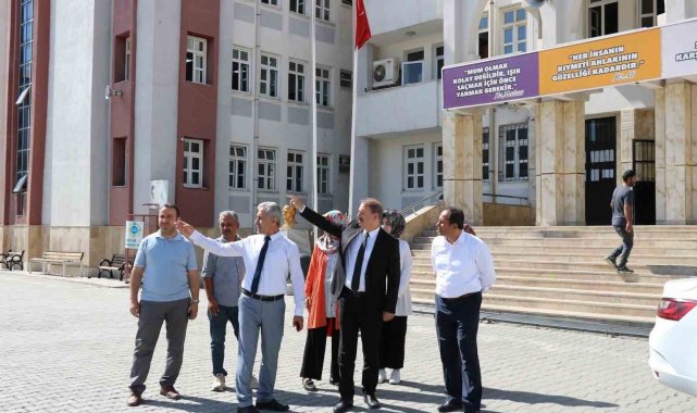 Milli Eğitim Müdürü Tosun okulların fiziki durumlarını inceledi