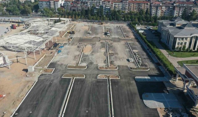 Milli İrade Meydanı'ndaki otoparkta sona doğru