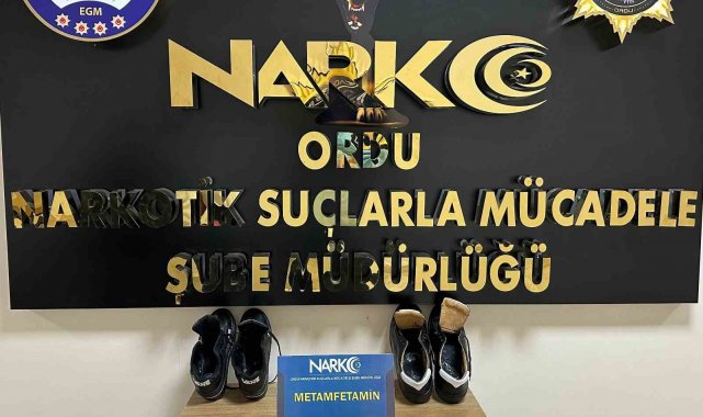 Ordu'da ayakkabı tabanında uyuşturucu operasyonu: 2 tutuklama
