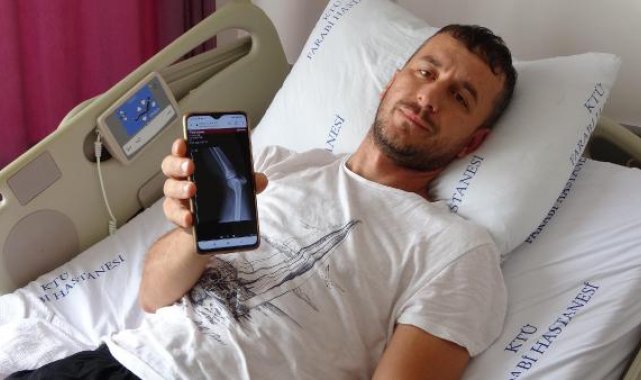 Ot biçtiği yaylada dinlenirken yorgun mermi ile yaralandı