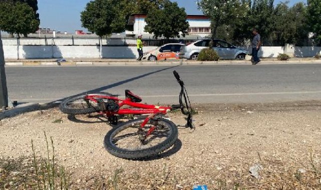 Otomobilin çarptığı bisikletli çocuk öldü
