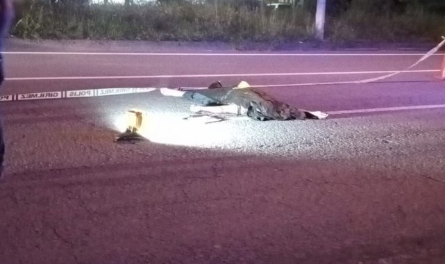 Otomobilin çarptığı tır sürücüsü hayatını kaybetti