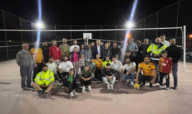 Sakaltutan Mahallesi'nde dostluk ve spor bir arada
