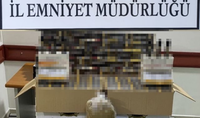 Sinop'ta sigara kaçakçılarına operasyon: 1 gözaltı