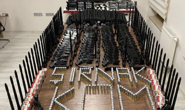 Şırnak'ta 1388 silah namlusu, uyuşturucu ve kaçak malzemeler ele geçirildi; 51 gözaltı