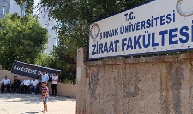 Şırnak'ta 'Fakülteme dokunma' eylemi