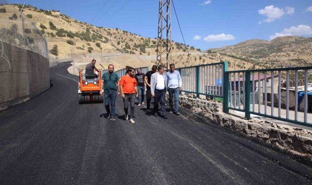 Şırnak'ta yapımı süren yol çalışması tamamlandı