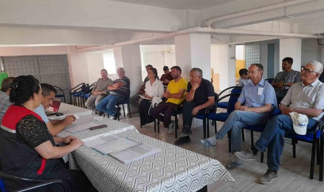 Tarımsal sulama hibe desteği ve kooperatif bilgi sistemi bilgilendirme toplantılarına devam ediyor