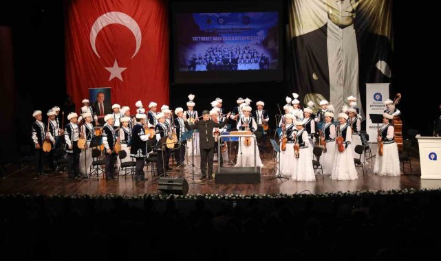 Tattimbet Akademik Halk Çalgıları Orkestrası Cumhuriyetin 100. Yılına özel konser düzenledi