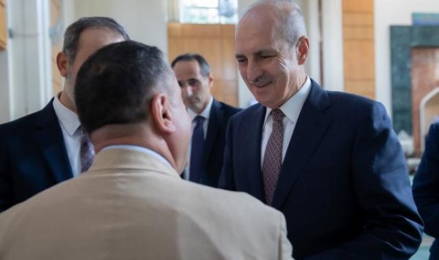 TBMM Başkanı Kurtulmuş, İslam Kültür Merkezi'ni ziyaret etti