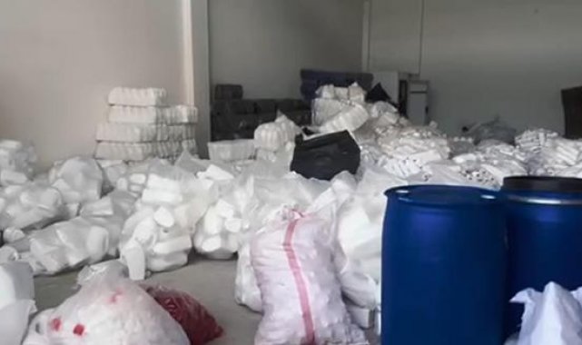 Tekirdağ'da 64 ton sahte deterjan ele geçirildi