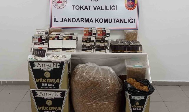 Tokat'ta binlerce adet doldurulmuş makaron ele geçirildi