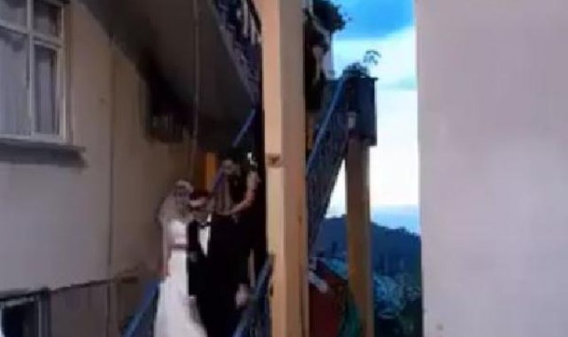 Trabzon'da, havaya ateş eden gelinin kardeşi gözaltına alındı