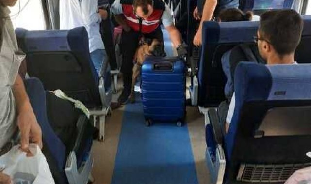 Tren vagonları tek tek arandı