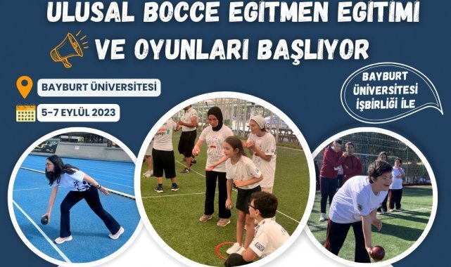 Ulusal bocce eğitmen eğitimi ve oyunları başlıyor