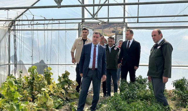 Vali Eldivan, Bayburt Eko-Köy'de incelemelerde bulundu