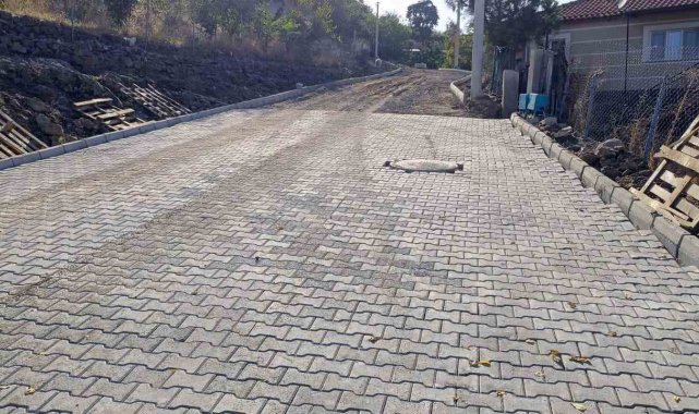 Yağmurlar'ın 13 milyonluk yatırımında üstyapı çalışmaları devam ediyor