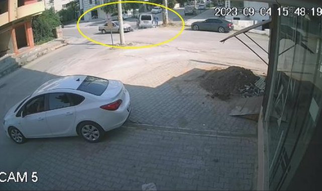 Yasin'in öldüğü kaza kamerada