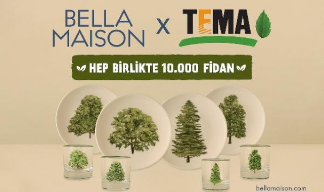 'Soframda Bir Orman' projesiyle 10 bin fidanlık orman oluşturulacak