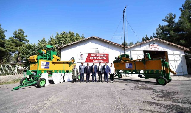 Acıpayamlı çiftçilere 2 adet tohum eleme makinesi hibe edildi