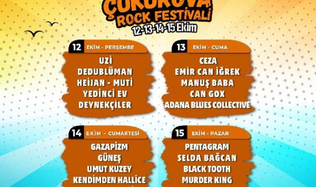 Adana Valiliği, Çukurova Rock Festivali'ne izin vermedi