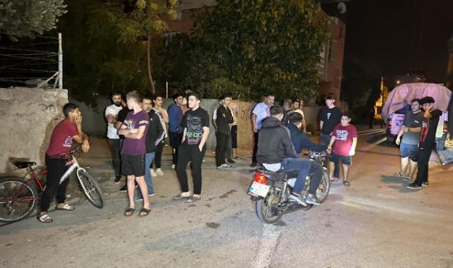Adana'da doğum gününde patlatılan havai fişeğin sesi mahalleliyi sokağa döktü