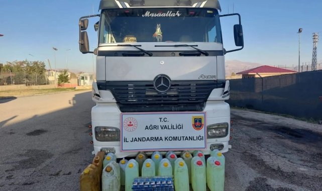 Ağrı'da kaçak akaryakıt ve kaçak sigara yakalandı