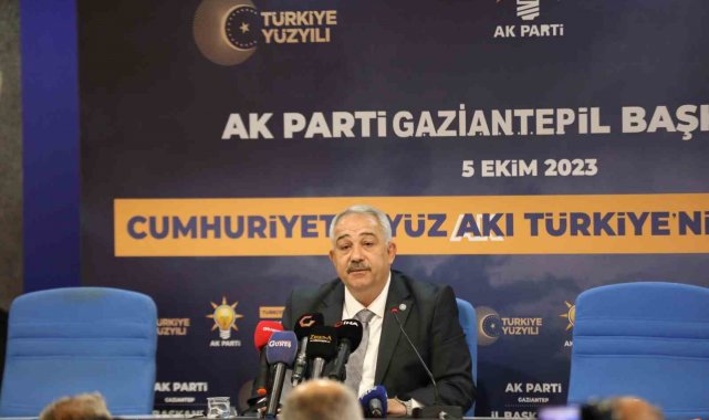AK Parti Gaziantep İl Başkanı Çetin, "Türkiye Yüzyılı için hep ileri"