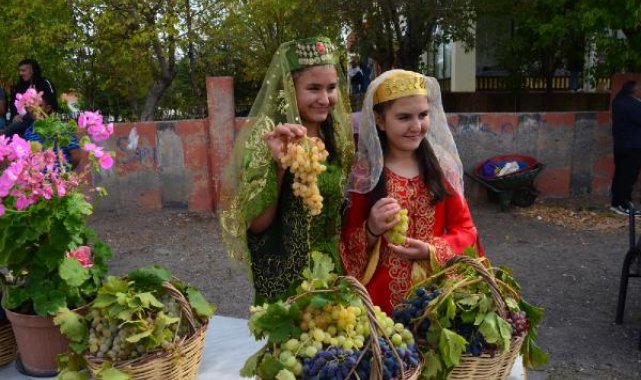 Aksaray'da bağ bozumu pekmez festivali düzenlendi